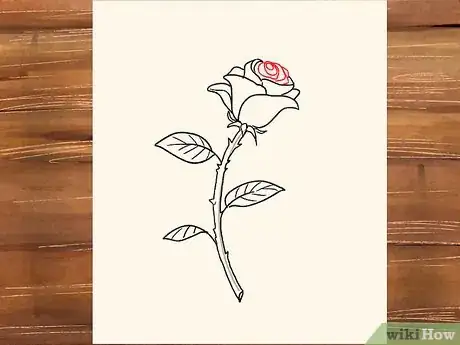Imagem intitulada Draw a Rose Step 27