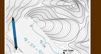 Medir uma Distância em Linha Reta Usando um Mapa Topográfico