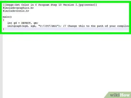 Imagem intitulada Get Color in C Program Step 7