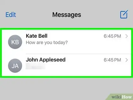 Imagem intitulada Pin a Text Message Conversation in iMessage Step 2