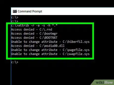 Imagem intitulada Locate Viruses Using the Attrib Command Step 9