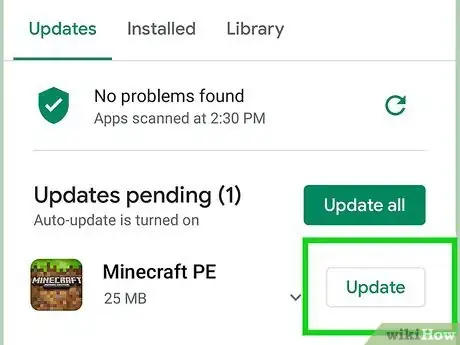 Imagem intitulada Update Minecraft PE Step 7