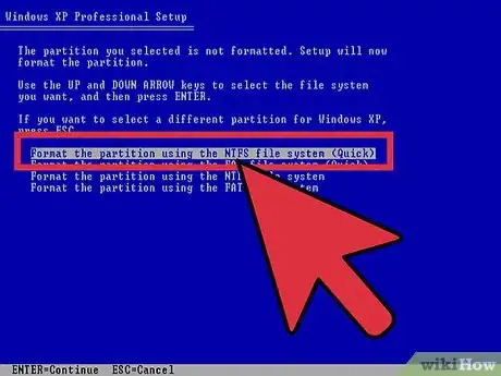 Imagem intitulada Install Windows XP Step 10