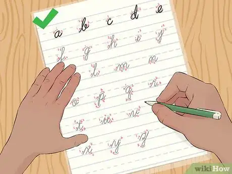 Imagem intitulada Write in Cursive Step 21