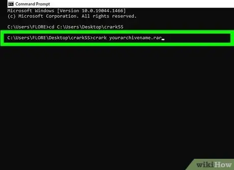 Imagem intitulada Remove RAR Password Using Cmd Step 9