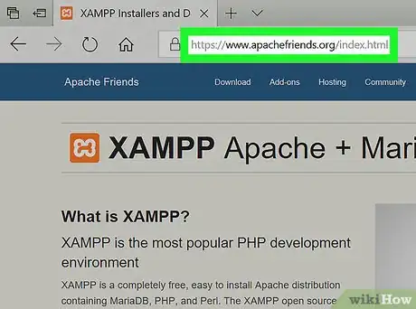 Imagem intitulada Install XAMPP for Windows Step 1