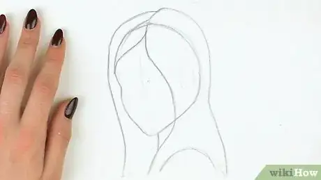 Imagem intitulada Draw Realistic Hair Step 2