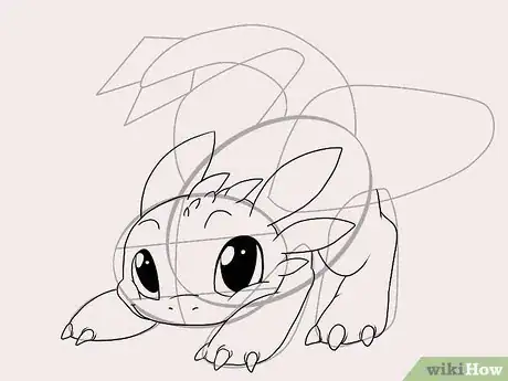 Imagem intitulada Draw Toothless Step 21