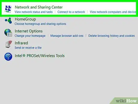 Imagem intitulada Set up a Private Network Step 1