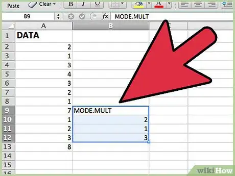 Imagem intitulada Calculate Mode Using Excel Step 8