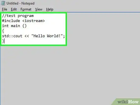 Imagem intitulada Make a Program Using Notepad Step 45