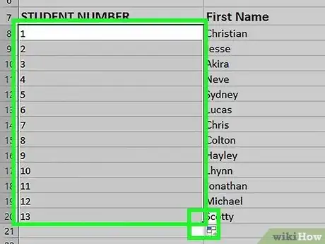 Imagem intitulada Add Autonumber in Excel Step 13