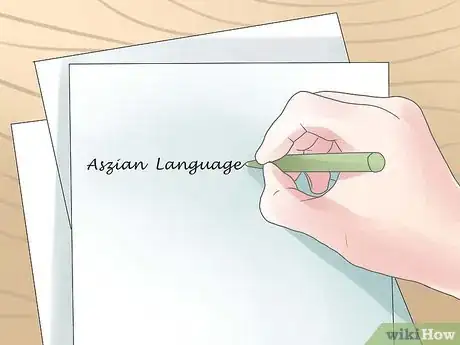 Imagem intitulada Create a Language Step 1