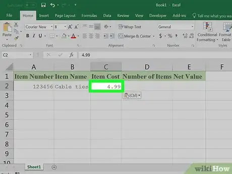 Imagem intitulada Create an Inventory List in Excel Step 15