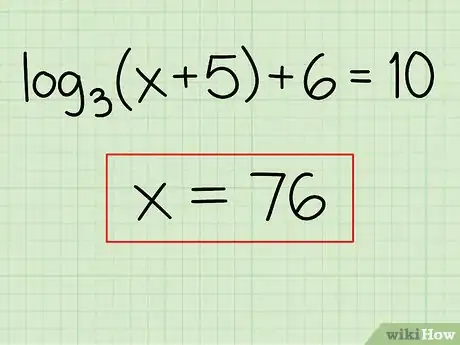 Imagem intitulada Solve Logarithms Step 9