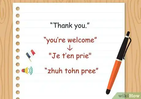 Imagem intitulada Say “You’re Welcome” in French Step 01