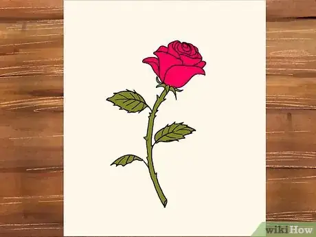 Imagem intitulada Draw a Rose Step 29