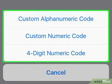 Imagem intitulada Set a Passcode on an iPhone Step 5