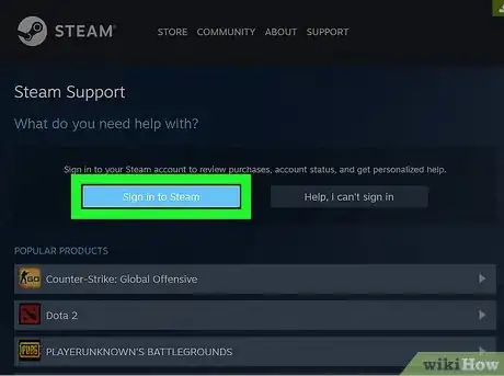 Imagem intitulada Contact Steam Support Step 2