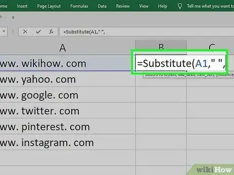 Imagem intitulada Remove Spaces Between Characters and Numbers in Excel Step 13