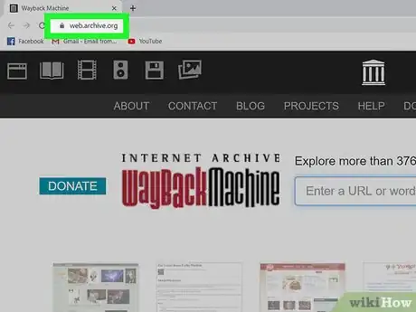 Imagem intitulada Use the Internet Archive's Wayback Machine Step 7