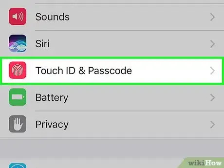 Imagem intitulada Set a Passcode on an iPhone Step 2