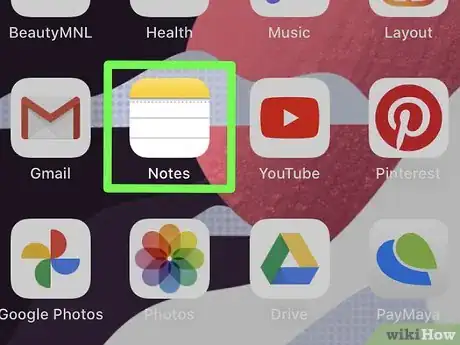 Imagem intitulada Convert Notes to PDF Files on an iPhone Step 1