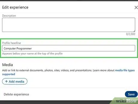 Imagem intitulada Add Promotion on LinkedIn Step 15
