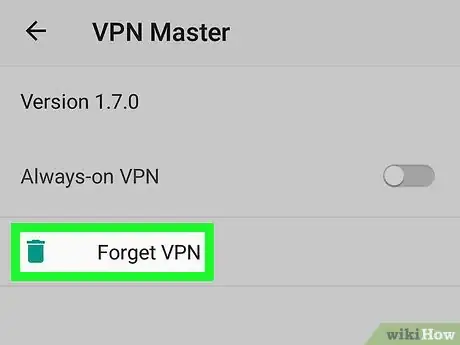 Imagem intitulada Disable a VPN on Android Step 8