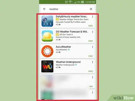 Imagem intitulada Get a Weather Widget on Android Step 5