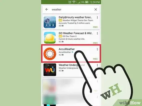 Imagem intitulada Get a Weather Widget on Android Step 6