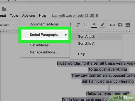 Imagem intitulada Alphabetize in Google Docs Step 11