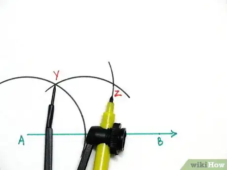 Imagem intitulada Construct a 30 Degrees Angle Using Compass and Straightedge Step 4