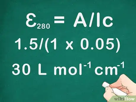 Imagem intitulada Calculate Molar Absorptivity Step 4