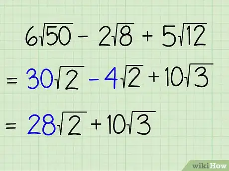 Imagem intitulada Add and Subtract Square Roots Step 4