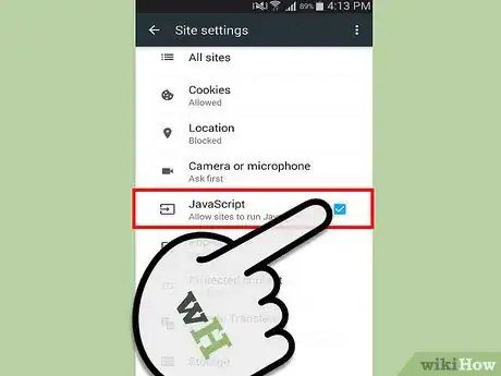 Imagem intitulada Enable JavaScript on an Android Phone Step 10