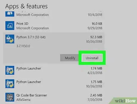 Imagem intitulada Uninstall Python Step 6