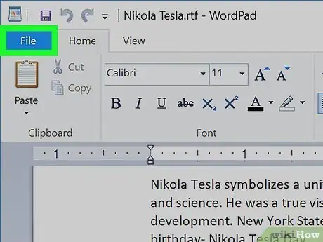 Imagem intitulada Convert Wordpad to Word Step 2
