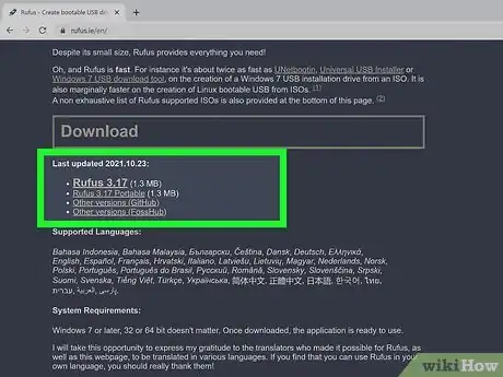 Imagem intitulada Boot Linux from a USB on Windows 10 Step 2