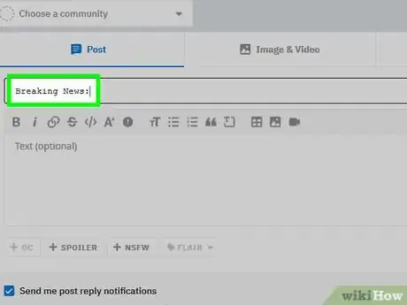 Imagem intitulada Get Karma Fast on Reddit Step 2