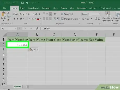 Imagem intitulada Create an Inventory List in Excel Step 13