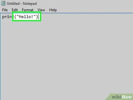 Imagem intitulada Make a Program Using Notepad Step 35