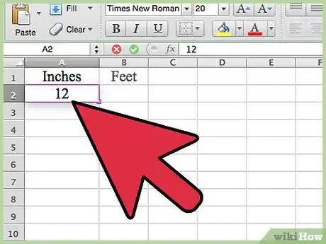 Imagem intitulada Convert Measurements Easily in Microsoft Excel Step 3