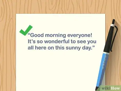Imagem intitulada Write a Welcome Speech Step 2