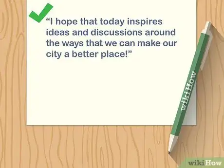 Imagem intitulada Write a Welcome Speech Step 8