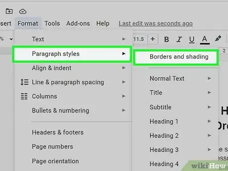 Imagem intitulada Put a Box Around Text in Google Docs Step 10