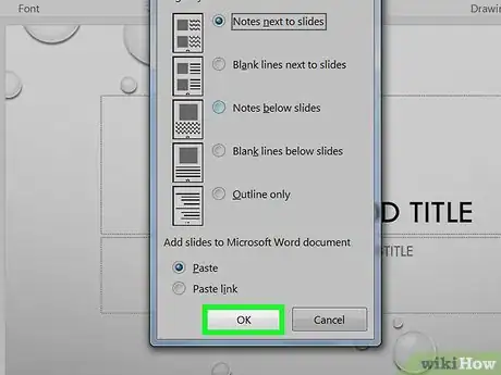 Imagem intitulada Convert PowerPoint to Word Step 8