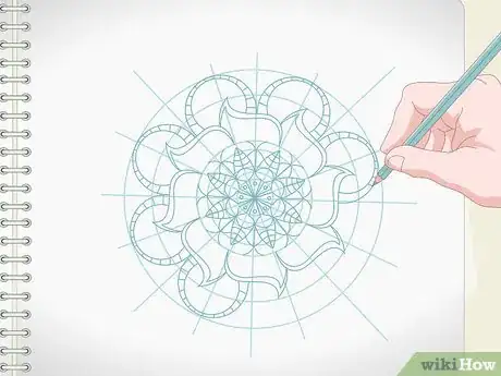 Imagem intitulada Draw a Mandala Step 8