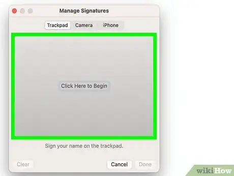 Imagem intitulada Insert a Signature in Pages on Mac Step 5