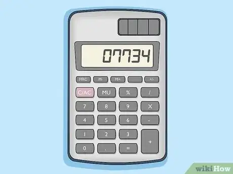 Imagem intitulada Write Words With a Calculator Step 6